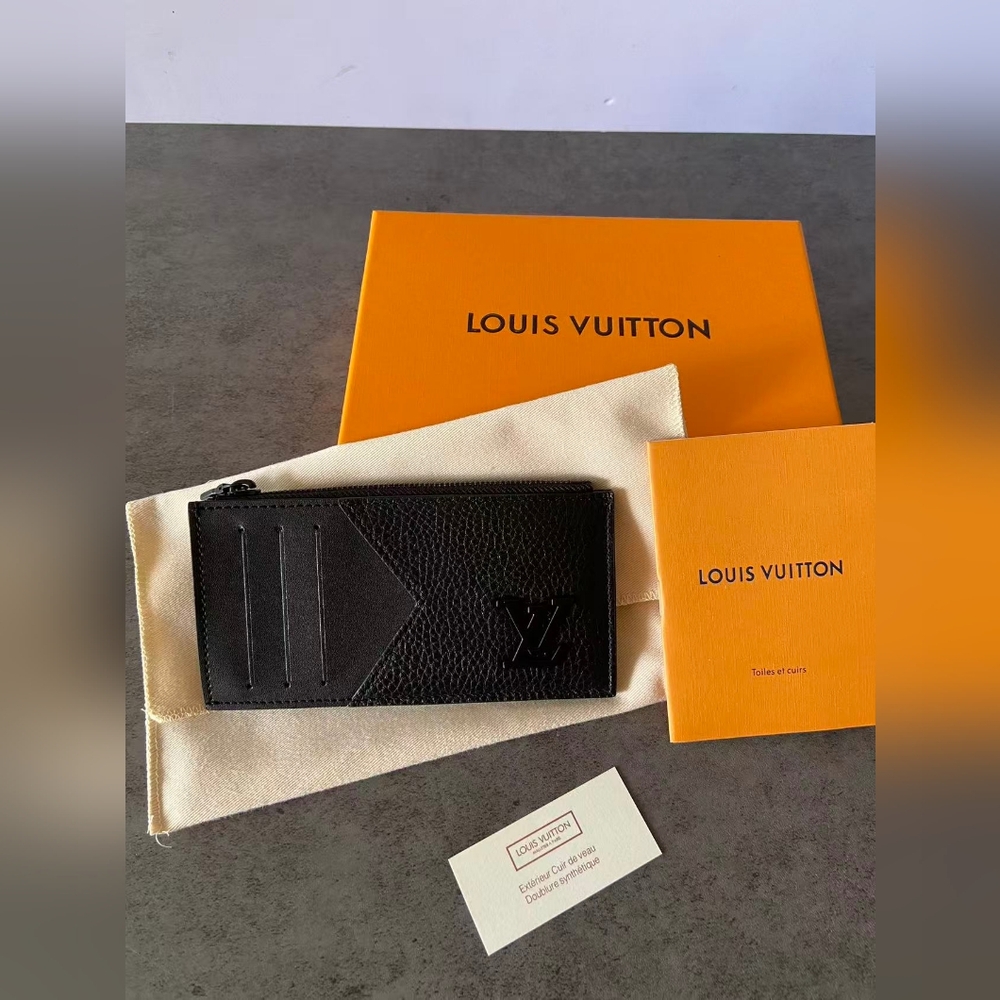 Louis Vuitton Black Coin Card Holder